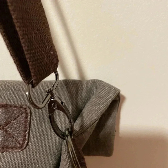 Unique, One of a Kind Canvas Festival Bucket Bag - Picture 7 of 14